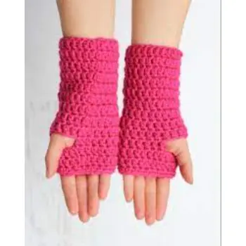 Crochet Fingerless Gloves